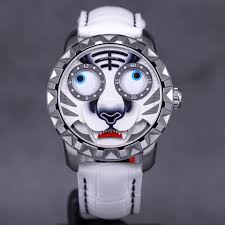 Hank Swiss Watches: Embrace Your Wild Side, White Tiger Watches