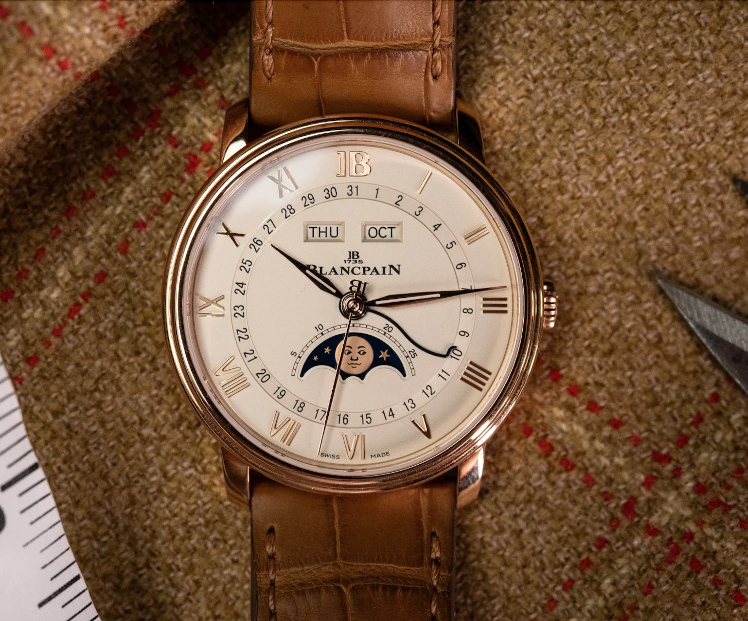 Hank Swiss Watches: Discover Blancpain Villeret Golden Hour Series Elegance