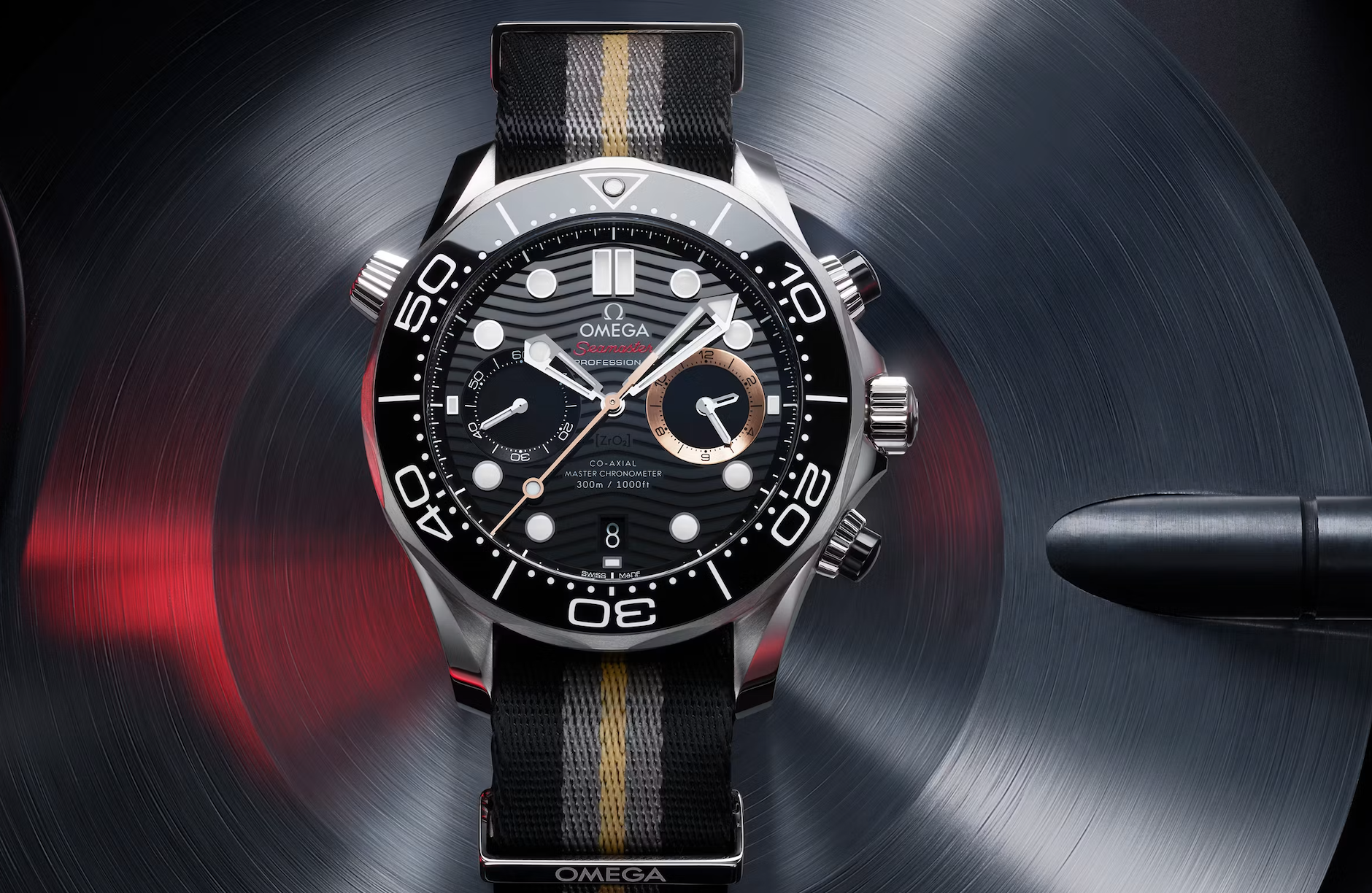 Hank Swiss Leaks: Review of Seamaster Diver 300M Chronograph 007 First Light